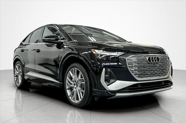 new 2025 Audi Q4 e-tron Sportback car, priced at $63,685