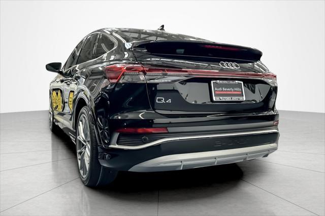 new 2025 Audi Q4 e-tron Sportback car, priced at $63,685