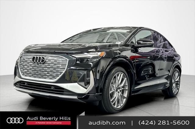 new 2025 Audi Q4 e-tron Sportback car, priced at $63,685