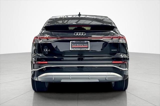 new 2025 Audi Q4 e-tron Sportback car, priced at $63,685