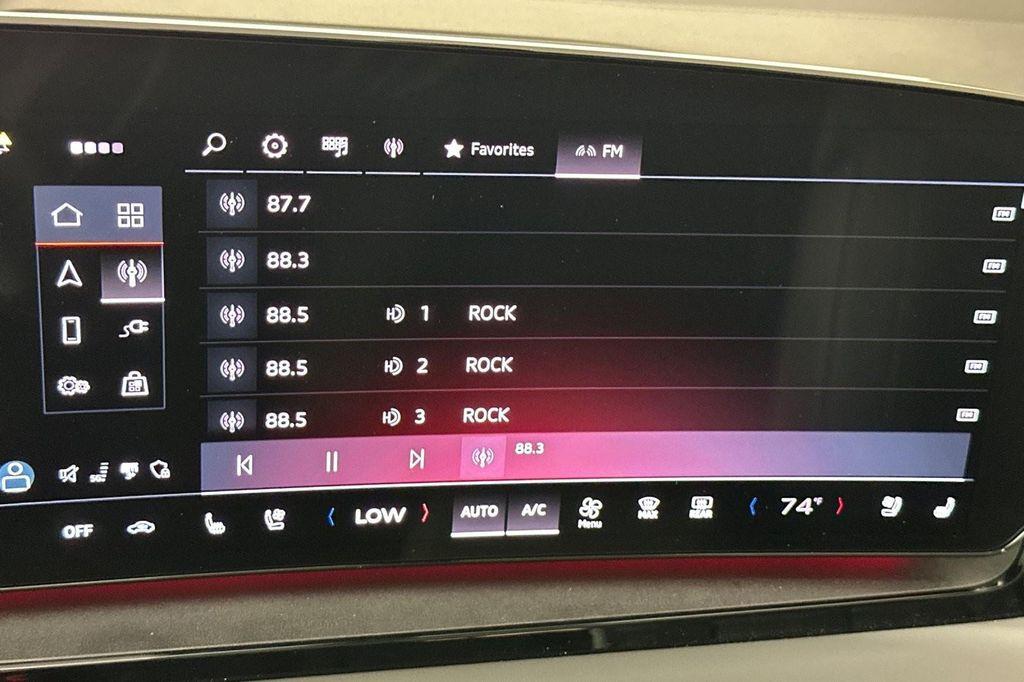 used 2025 Audi Q6 e-tron car, priced at $52,994