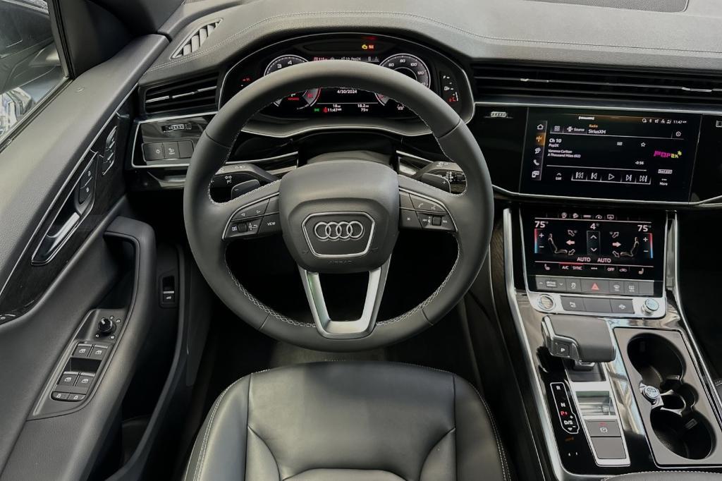 new 2024 Audi Q8 car, priced at $77,160