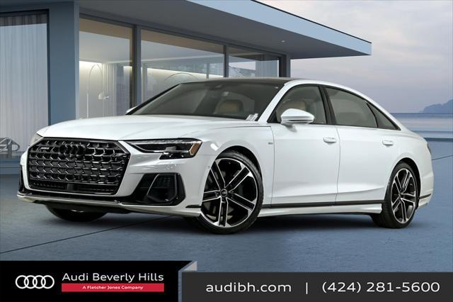 new 2025 Audi A8 car, priced at $103,495