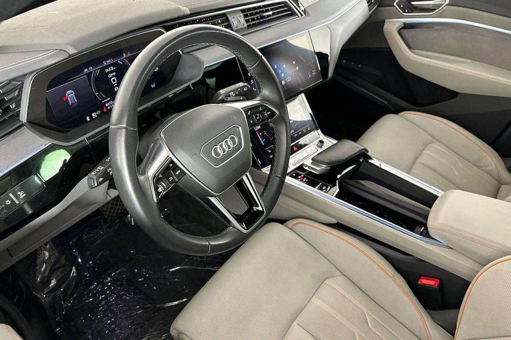 used 2024 Audi Q8 e-tron car, priced at $62,554
