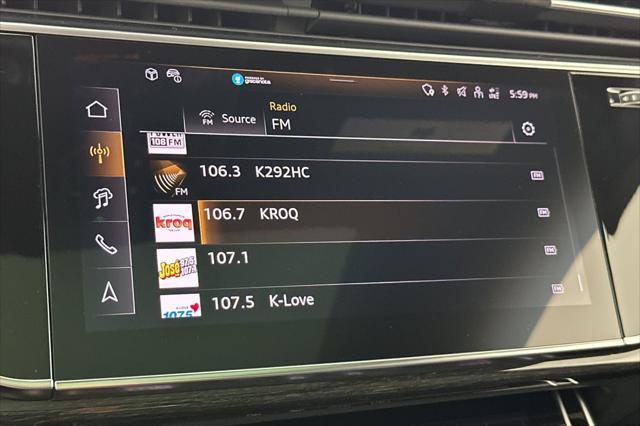 new 2025 Audi Q8 car, priced at $86,425