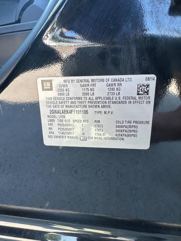 used 2015 Chevrolet Equinox car, priced at $5,500
