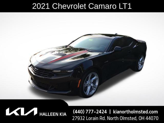 used 2021 Chevrolet Camaro car, priced at $35,863