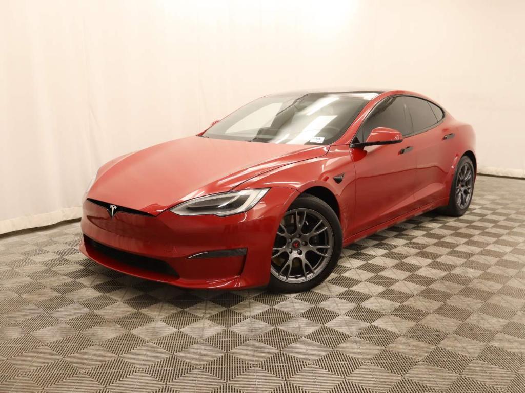 used 2021 Tesla Model S car, priced at $53,653