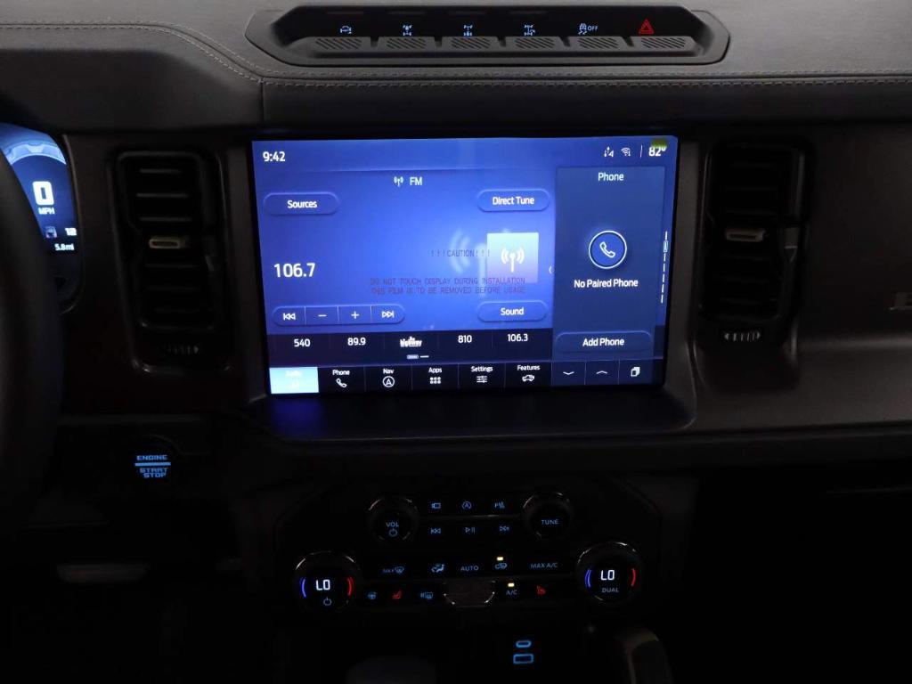 new 2025 Ford Bronco car, priced at $69,870