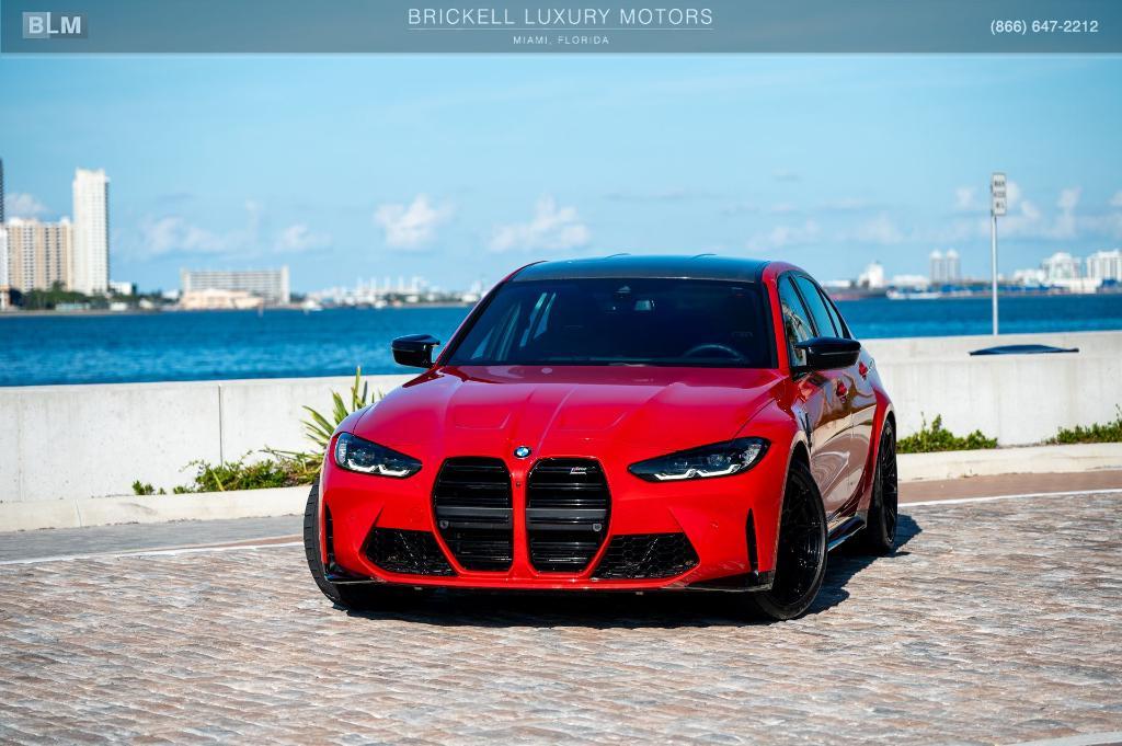 used 2024 BMW M3 car, priced at $90,600
