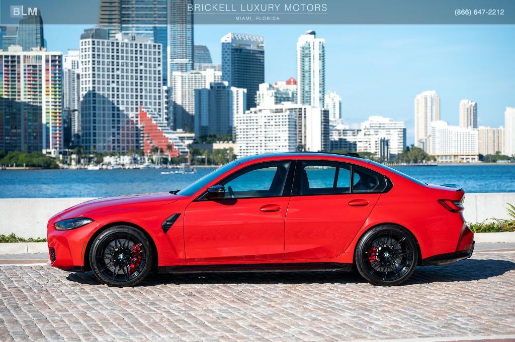 used 2024 BMW M3 car, priced at $90,600