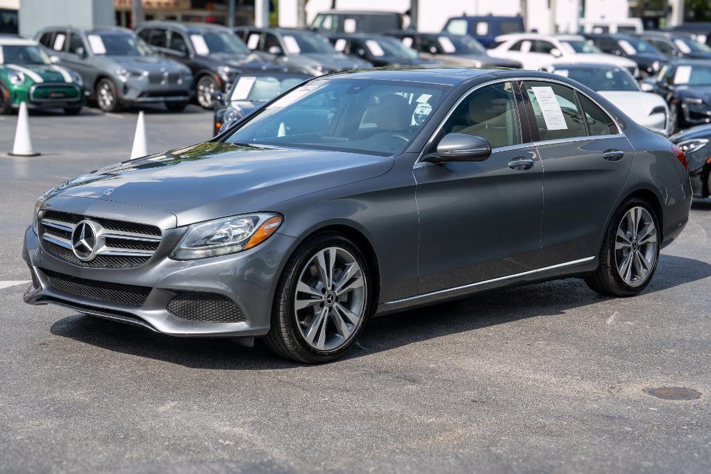 used 2018 Mercedes-Benz C-Class car, priced at $20,000