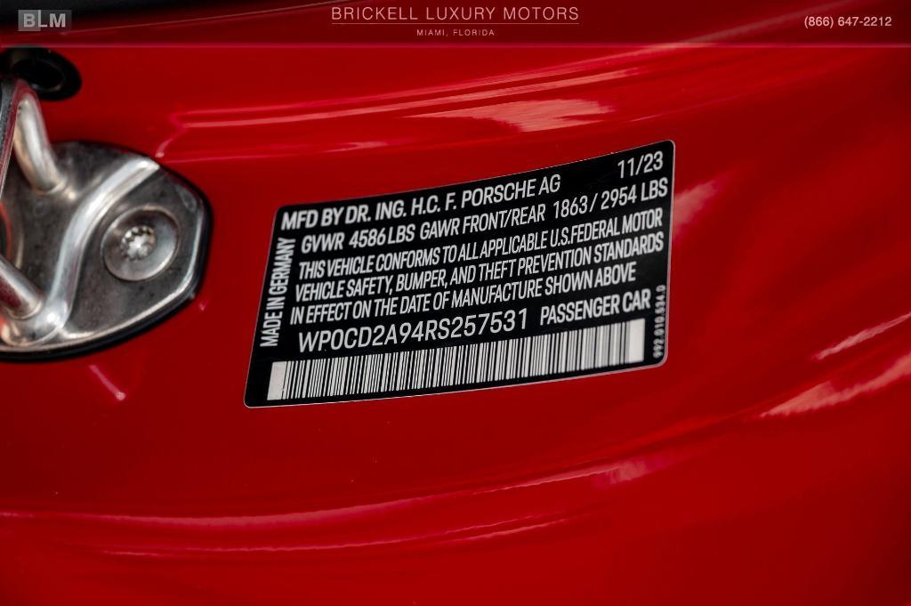 used 2024 Porsche 911 car, priced at $293,435
