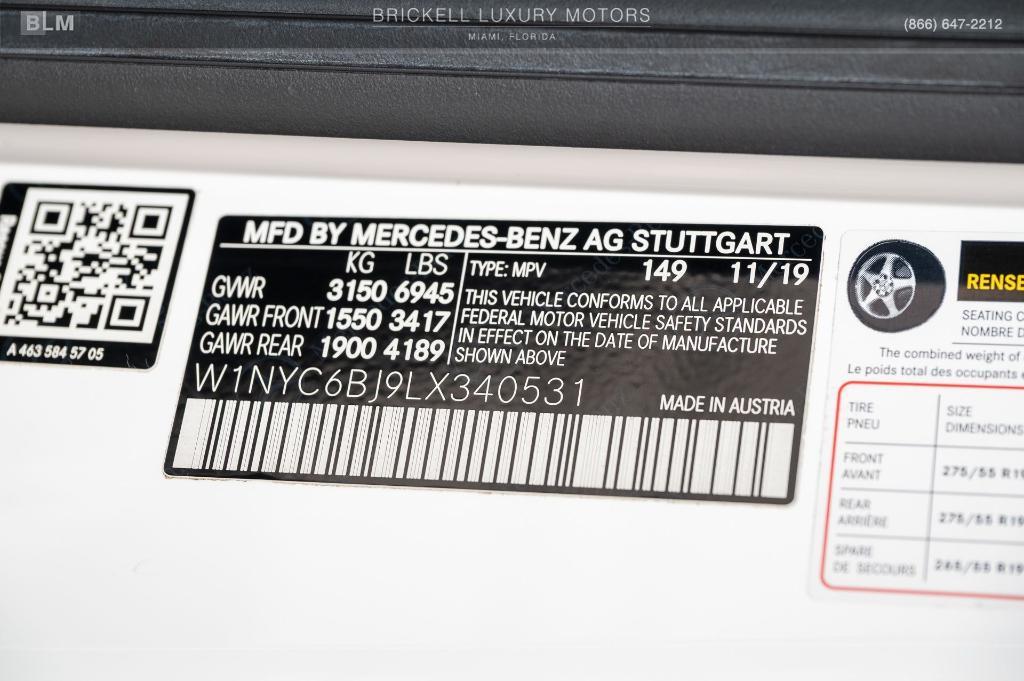 used 2020 Mercedes-Benz G-Class car, priced at $101,413