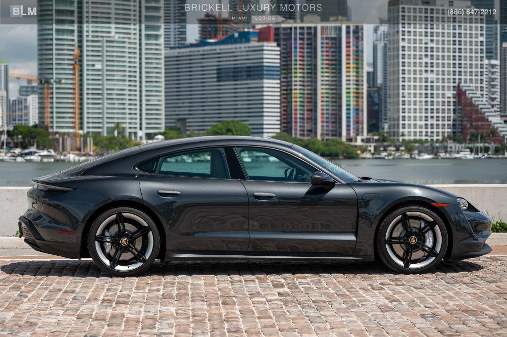 used 2024 Porsche Taycan car, priced at $75,546