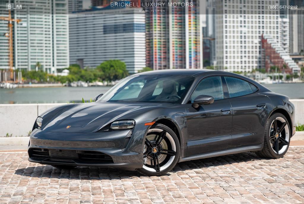 used 2024 Porsche Taycan car, priced at $75,546
