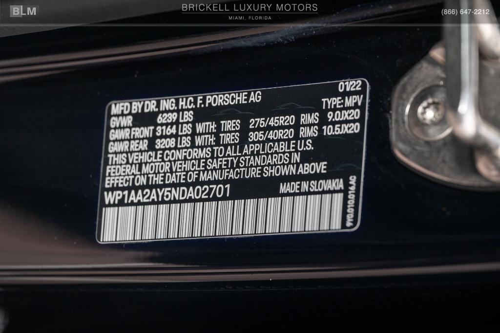 used 2022 Porsche Cayenne car, priced at $68,127
