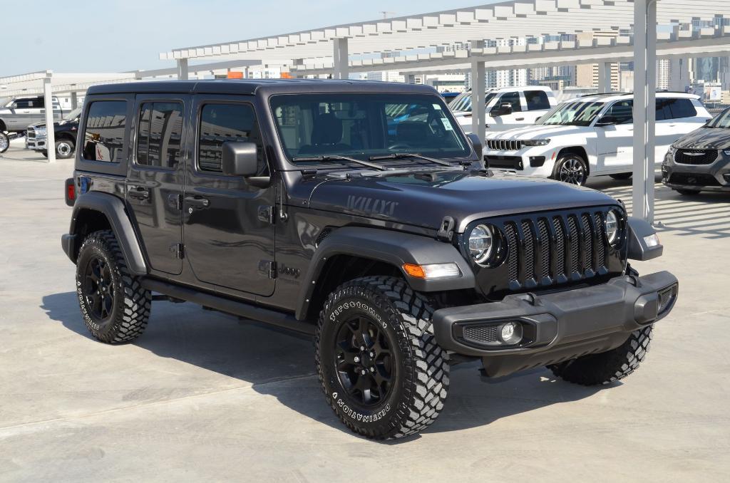 used 2021 Jeep Wrangler Unlimited car, priced at $32,699