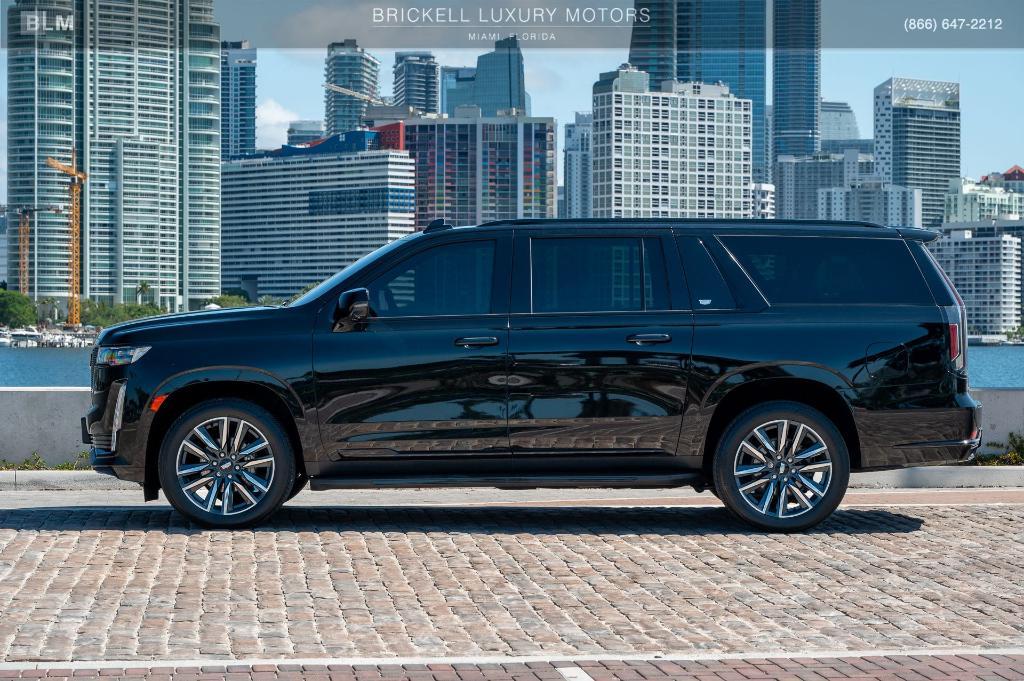 used 2022 Cadillac Escalade ESV car, priced at $76,337