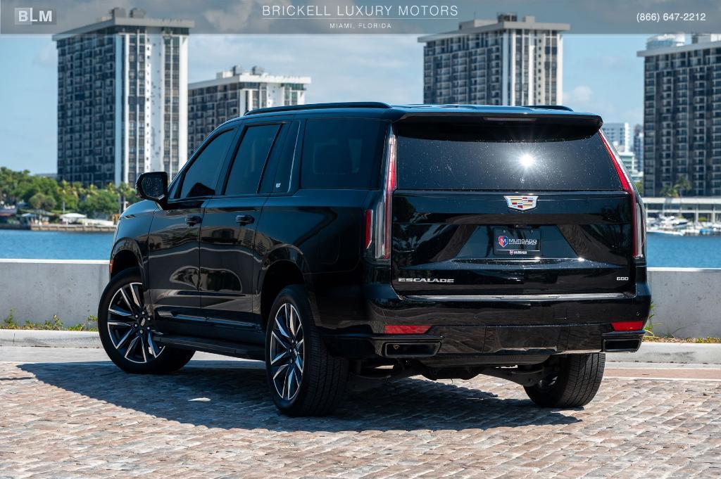 used 2022 Cadillac Escalade ESV car, priced at $76,337