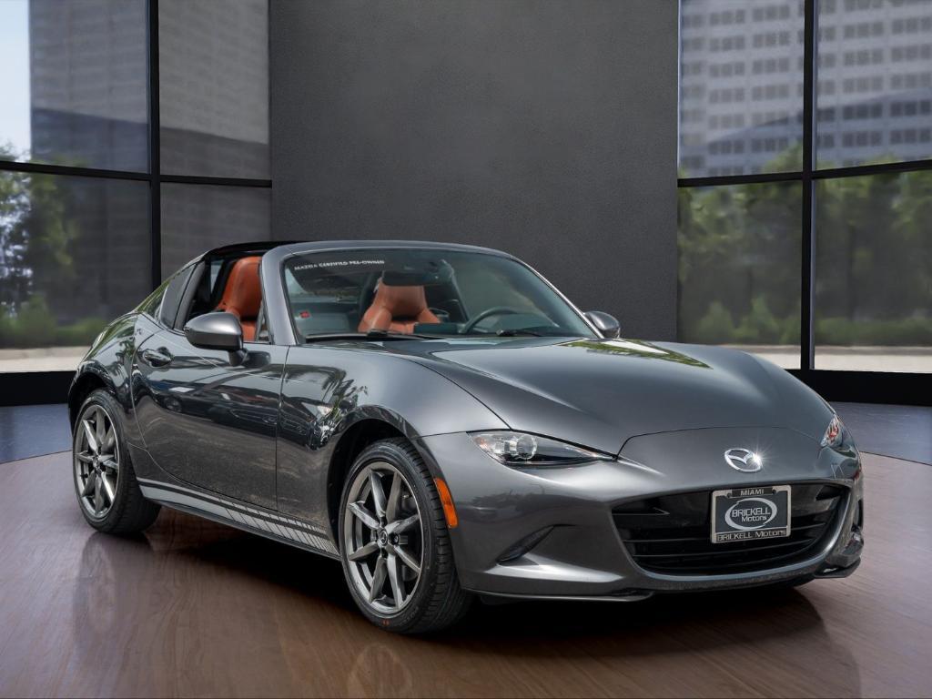 used 2022 Mazda MX-5 Miata RF car, priced at $27,300