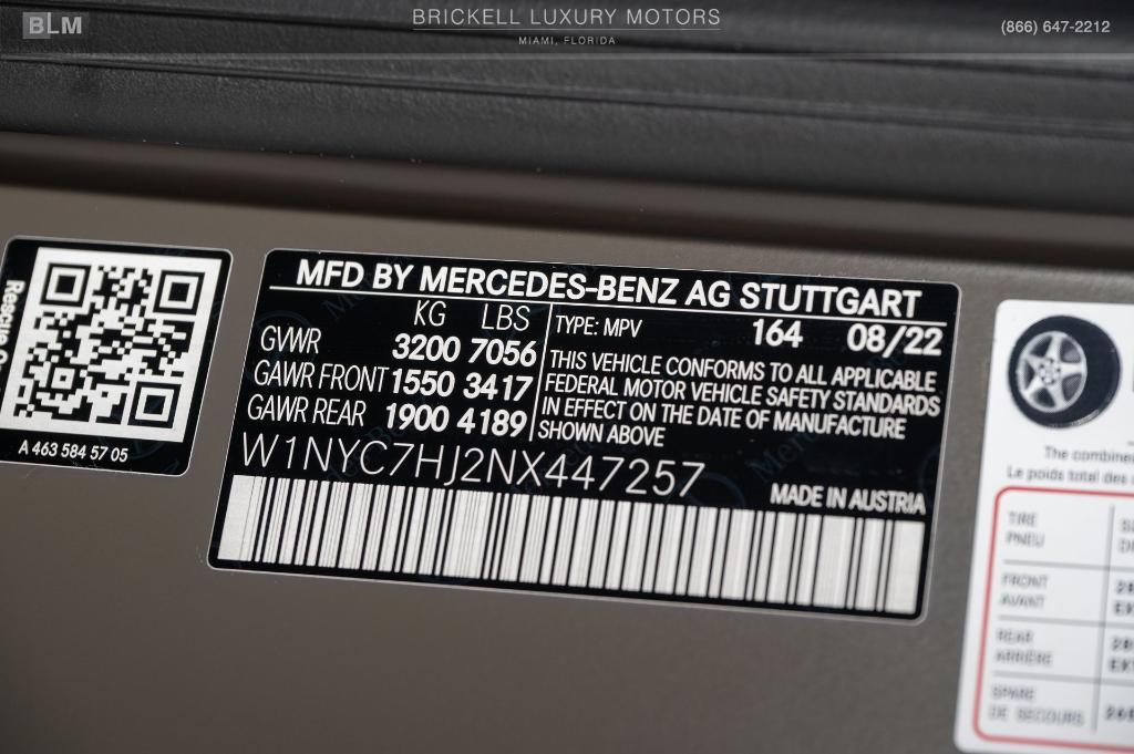 used 2022 Mercedes-Benz AMG G 63 car, priced at $188,352