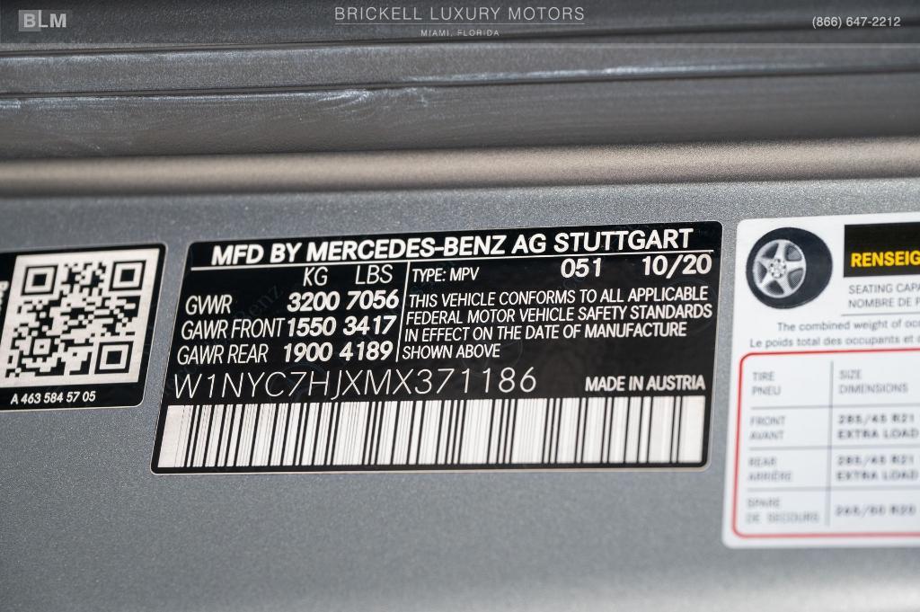 used 2021 Mercedes-Benz AMG G 63 car, priced at $147,555