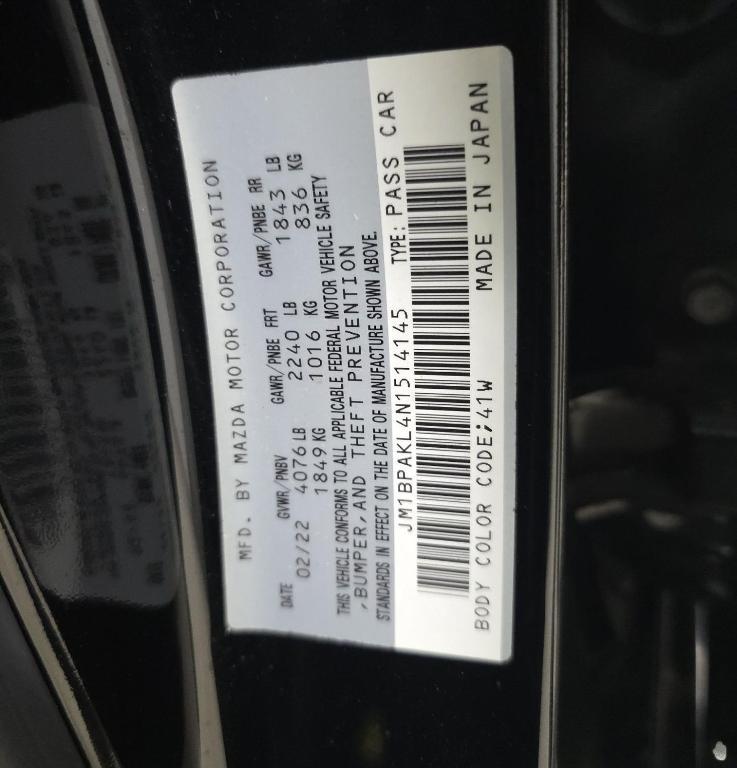 used 2022 Mazda Mazda3 car, priced at $18,700