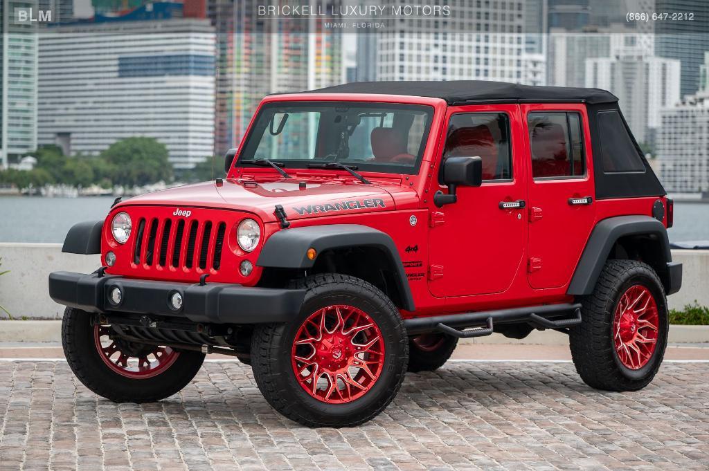 used 2015 Jeep Wrangler Unlimited car, priced at $19,000