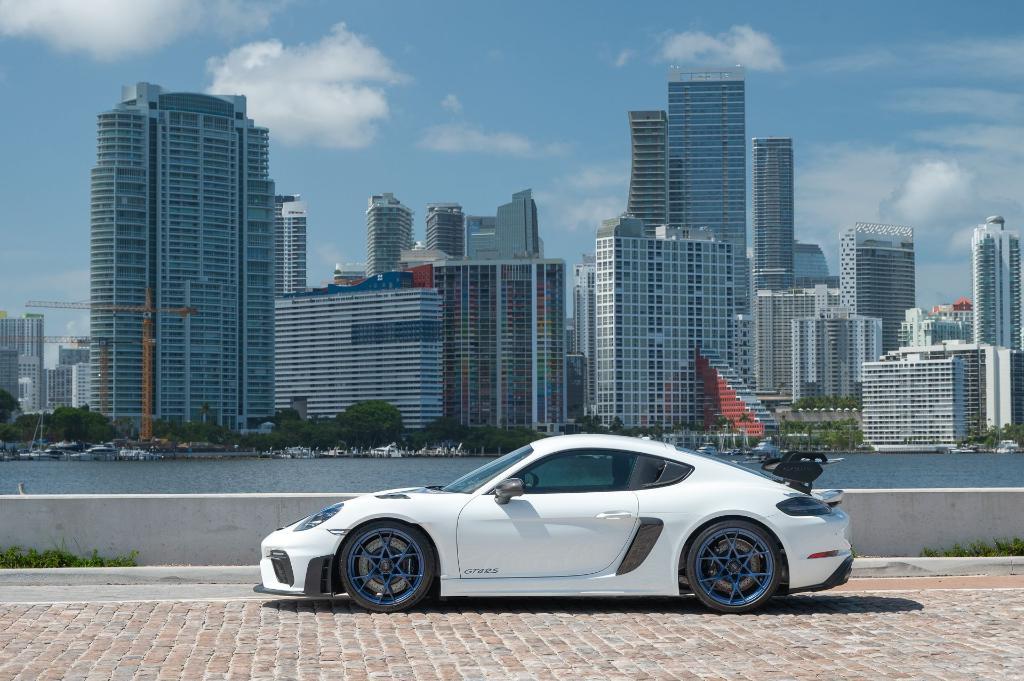 used 2024 Porsche 718 Cayman car, priced at $215,000