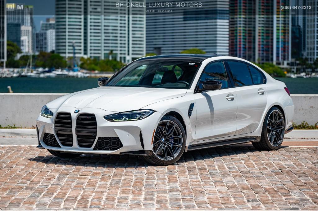 used 2022 BMW M3 car, priced at $70,941