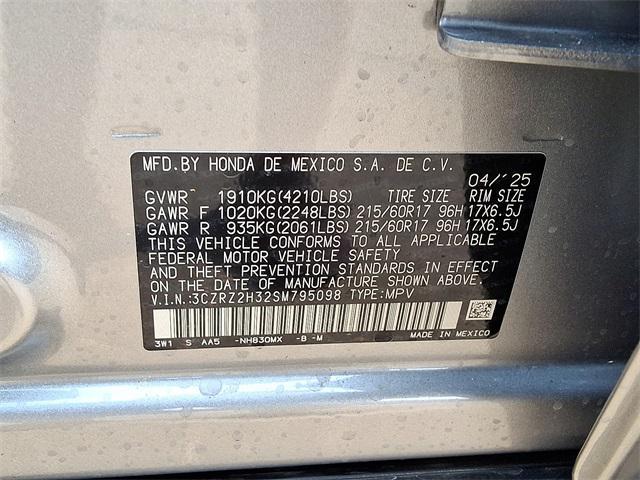 new 2025 Honda HR-V car, priced at $28,295