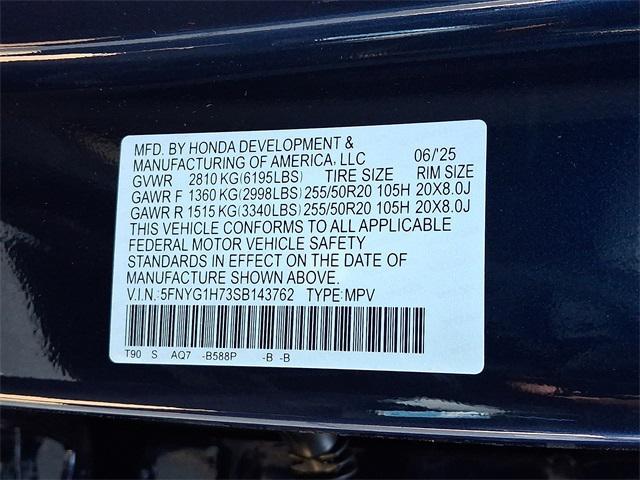 new 2025 Honda Pilot car, priced at $53,940