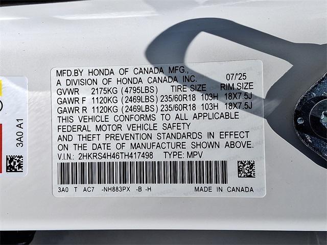 new 2026 Honda CR-V car, priced at $36,500