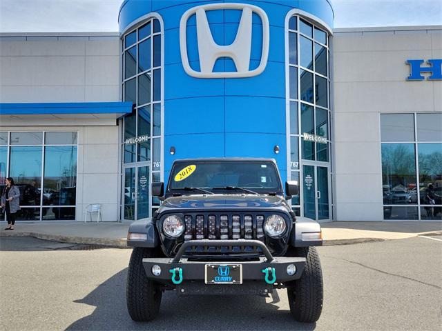 used 2018 Jeep Wrangler Unlimited car, priced at $25,991