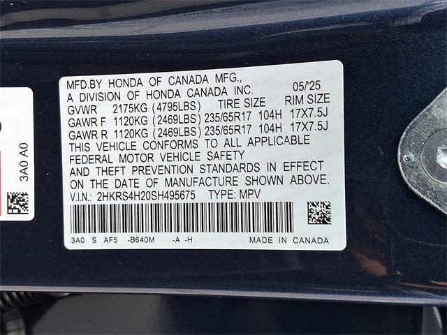 new 2025 Honda CR-V car, priced at $32,995