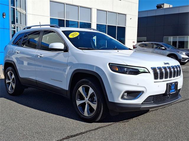 used 2021 Jeep Cherokee car, priced at $25,495