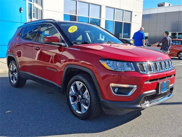 used 2021 Jeep Compass car, priced at $22,495