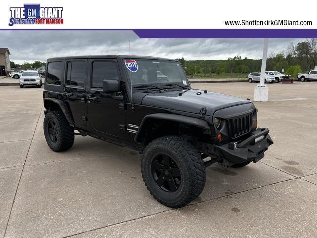 used 2012 Jeep Wrangler Unlimited car, priced at $13,960