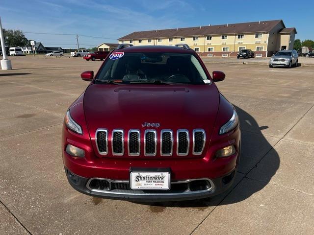 used 2015 Jeep Cherokee car, priced at $9,999