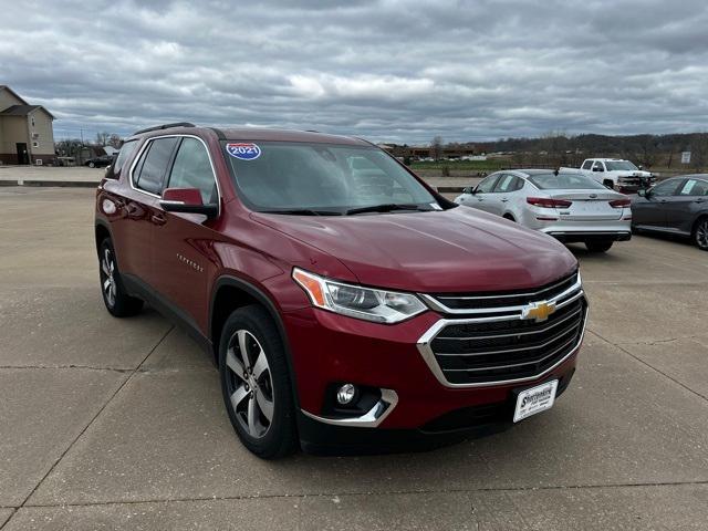 used 2021 Chevrolet Traverse car, priced at $27,633