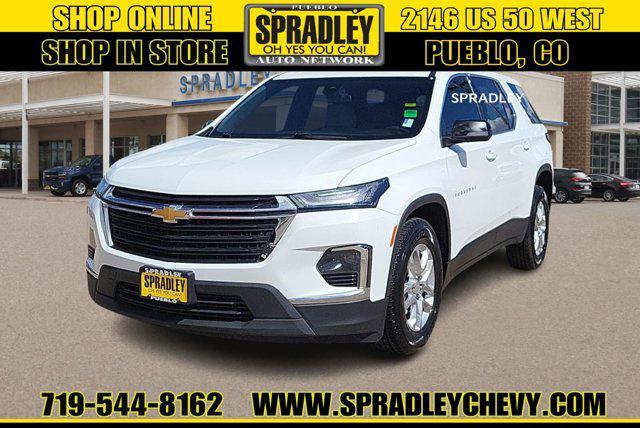 used 2023 Chevrolet Traverse car, priced at $18,681