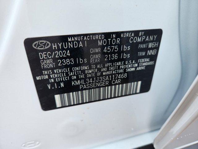 new 2025 Hyundai Sonata Hybrid car, priced at $26,560