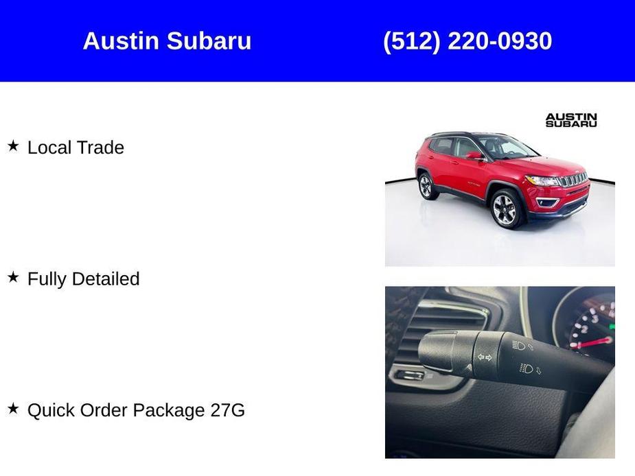 used 2018 Jeep Compass car, priced at $17,000