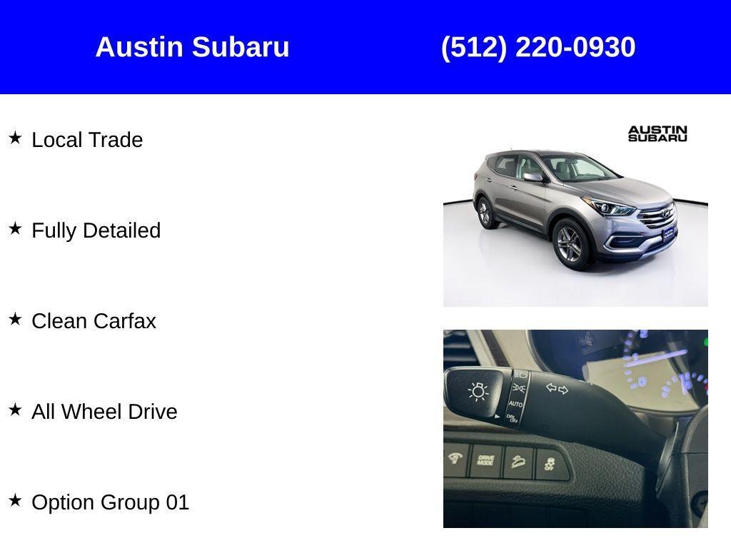 used 2018 Hyundai Santa Fe Sport car, priced at $15,200