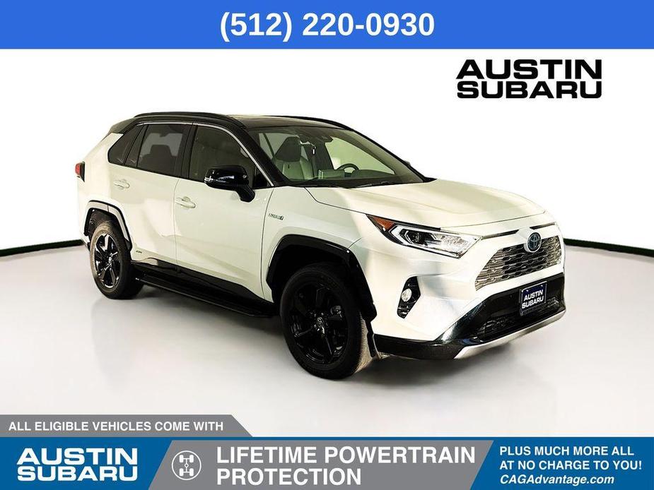 used 2021 Toyota RAV4 Hybrid car, priced at $34,000