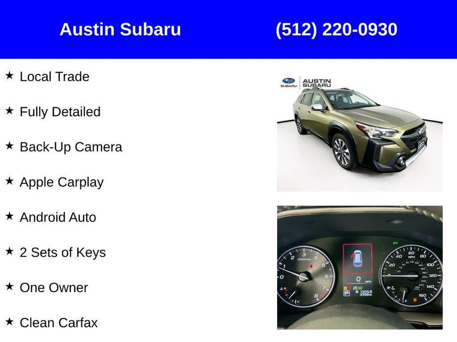 used 2024 Subaru Outback car, priced at $38,000