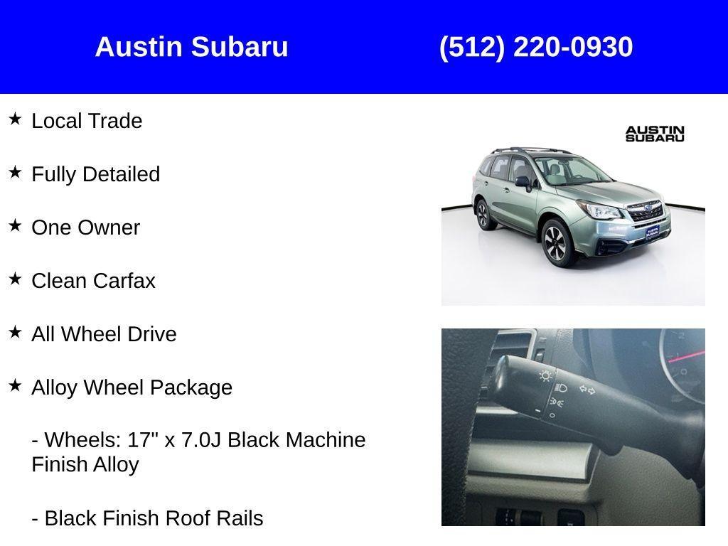 used 2018 Subaru Forester car, priced at $17,987