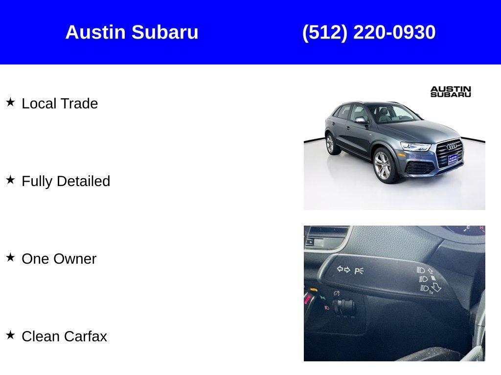used 2018 Audi Q3 car, priced at $19,500