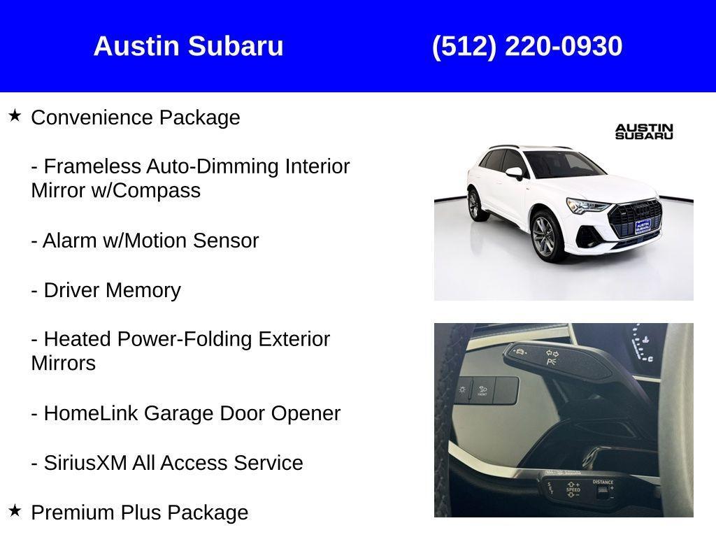 used 2022 Audi Q3 car, priced at $26,100